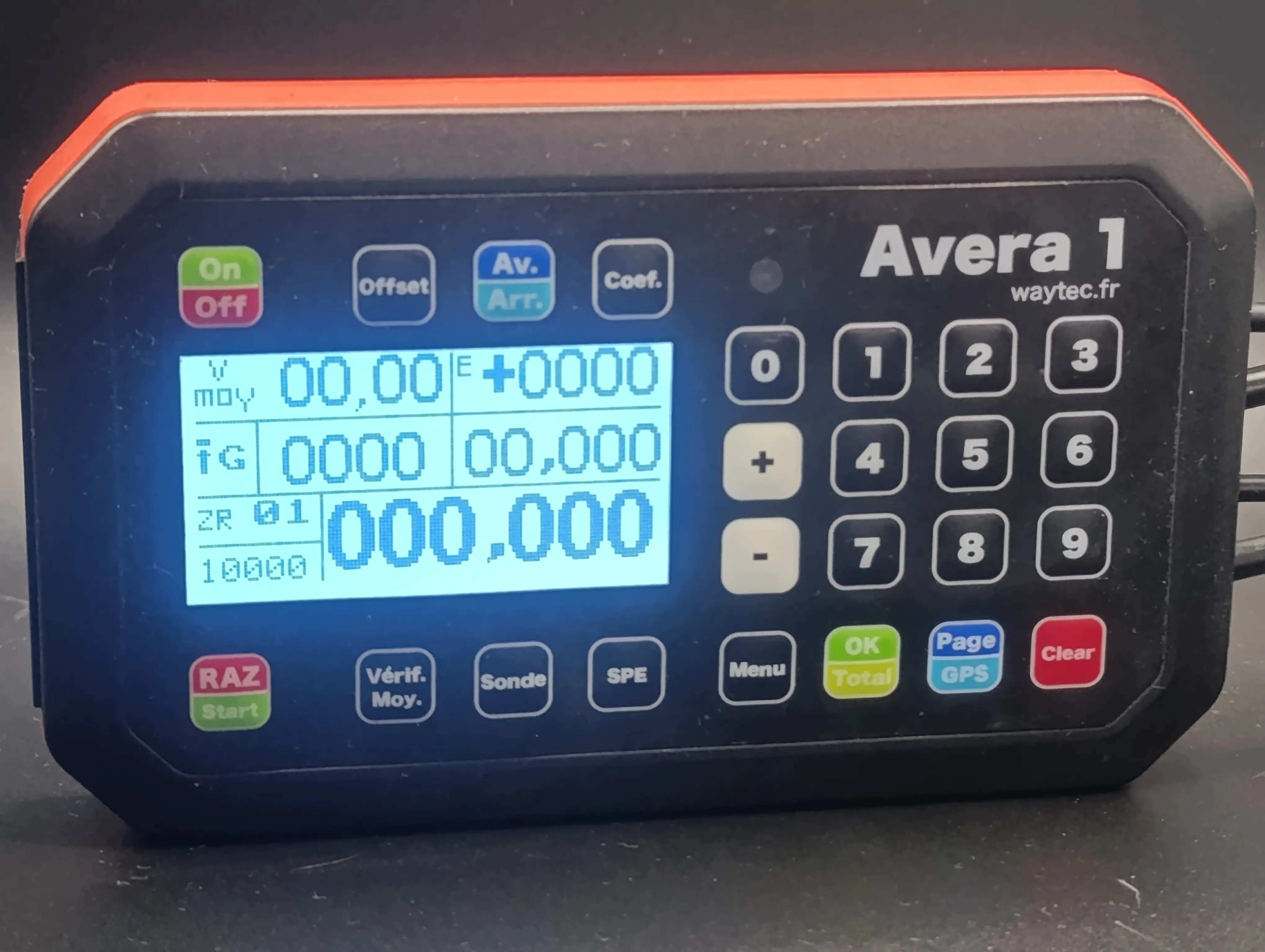AVERA 1 — écran principal